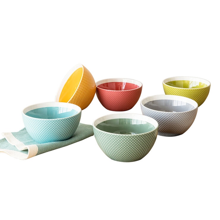 Over & Back Rainbow Bowl Set 6pcs