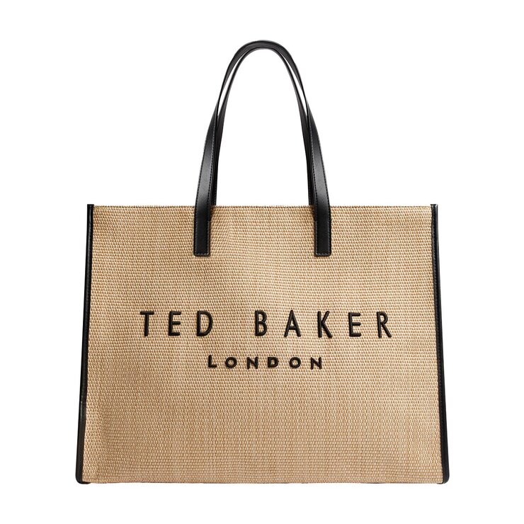 Ted Baker Pallmer Large Raffia Tote