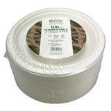 Jena Eco Compostable Strong Plates  100 Pack