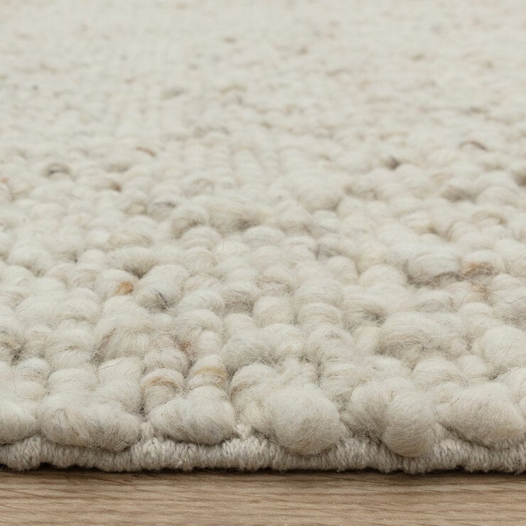 Adler Bouclé Wool Ivory Rug, in 3 Sizes Adler Bouclé Wool Ivory Rug, in 3 Sizes