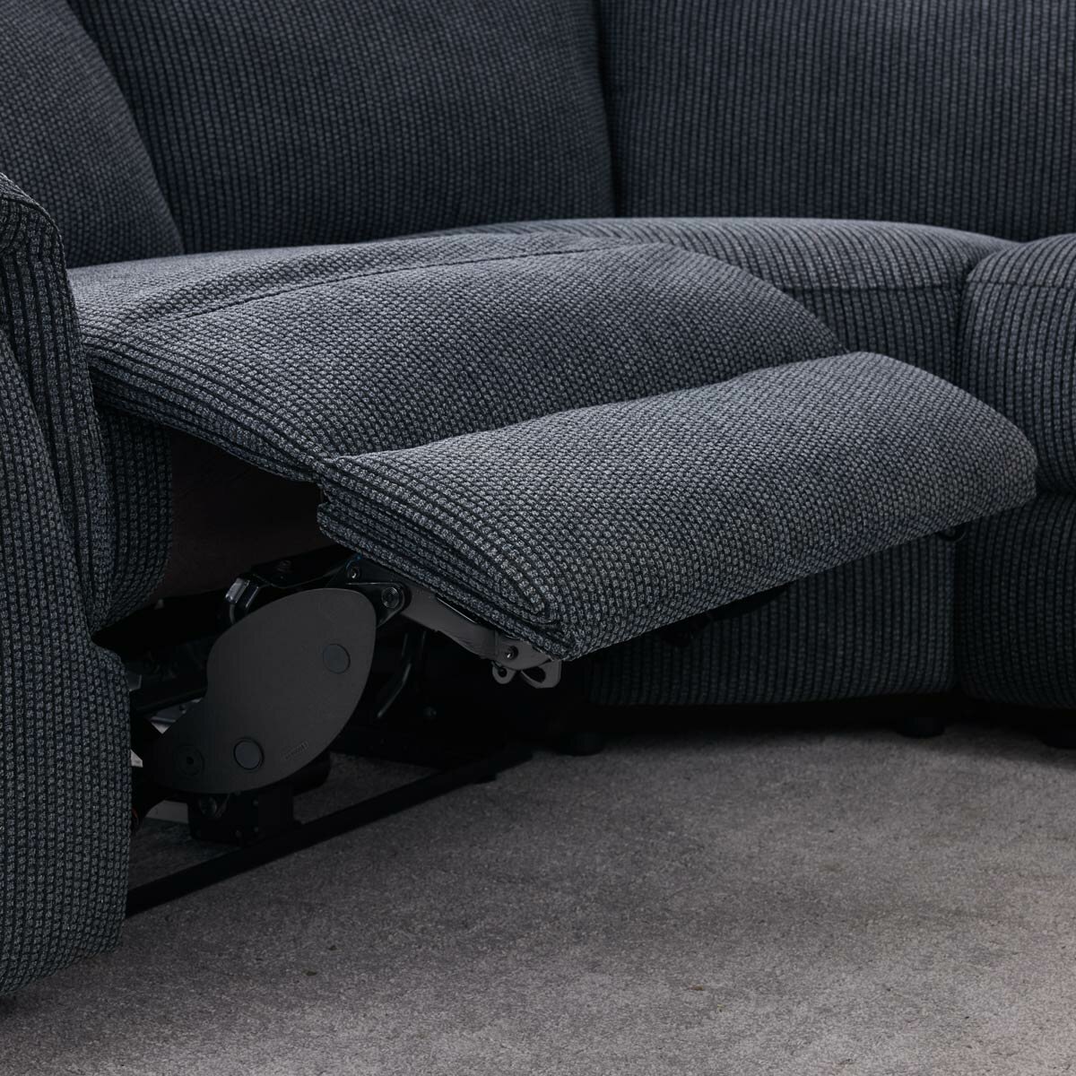Maverick Grey Fabric Power Reclining Corner Sofa