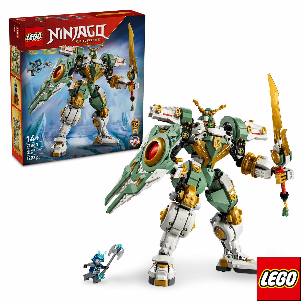 LEGO Ninjago Lloyd's Titan Mech 15th Anniversary - Model 71860 (14+ Years) LEGO Ninjago Lloyd's Titan Mech 15th Anniversary - Model 71860 (14+ Years)