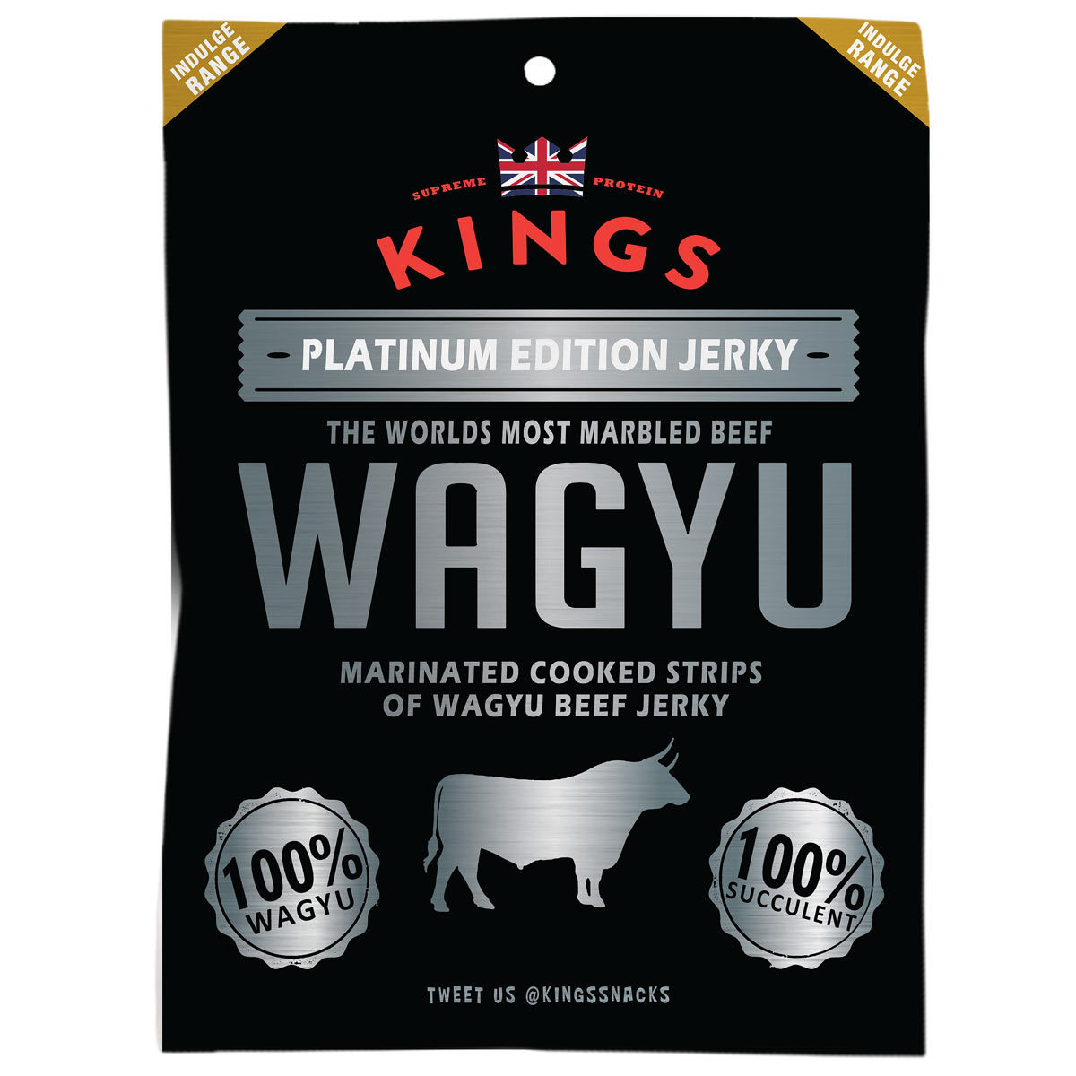 Kings Platinum Edition Wagyu Beef Jerky, 16 x 25g