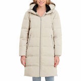 DKNY Women's Long Down Coat with Hood