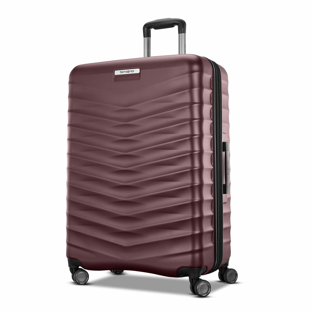 Samsonite Precision DLX 2-piece Hardside Expandable Spinner Luggage Set in Plum Samsonite Precision DLX 2-piece Hardside Expandable Spinner Luggage Set in Plum