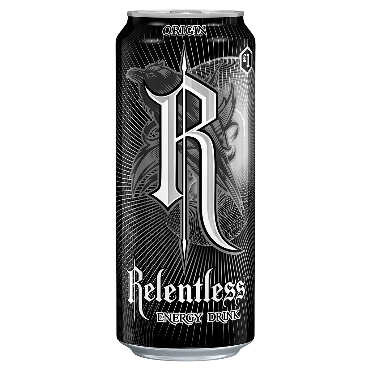 Relentless Origin PMP £1.00, 500ml Relentless Origin PMP £1.00, 500ml