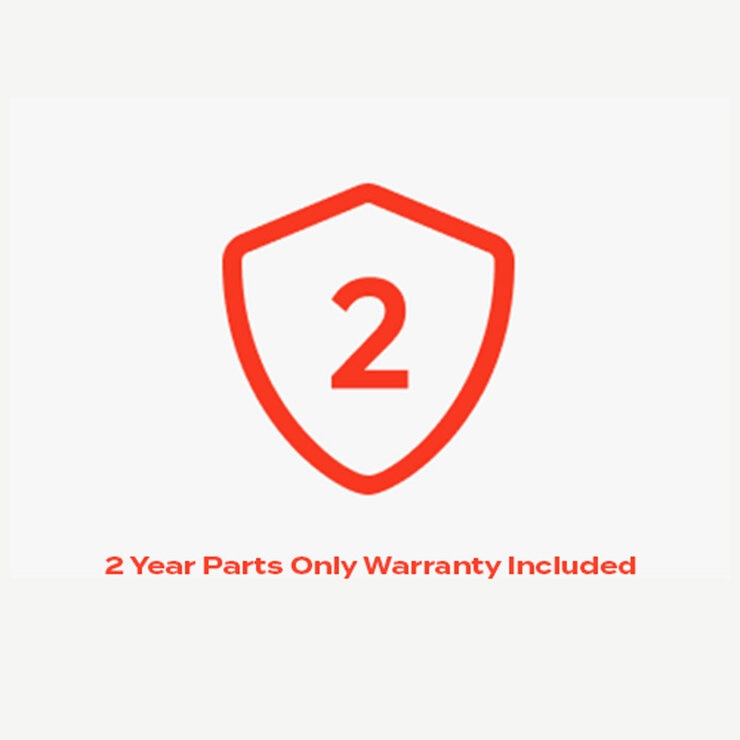 Image of 2 year part only warrenty Image of 2 year part only warrenty