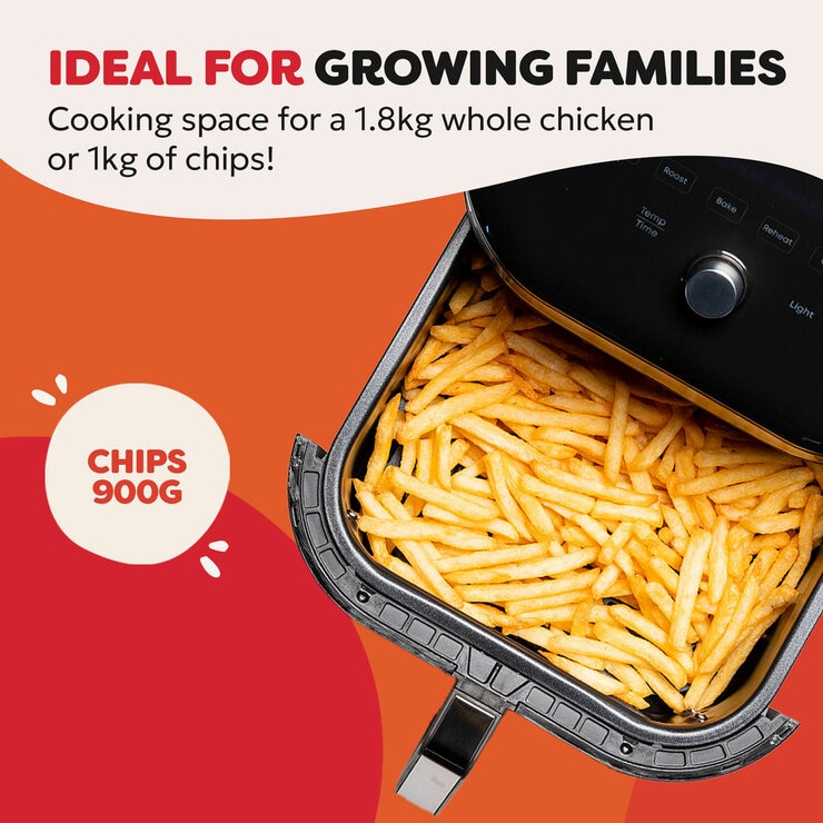 Lifestyle image of Instant Vortex Plus ClearCook Air Fryer ideal for growing families