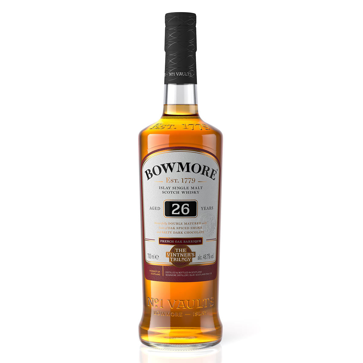 Bowmore 26 Year Old Matured Single Malt Scotch Whisky, Vintner's Trilogy - Part Two,  70cl