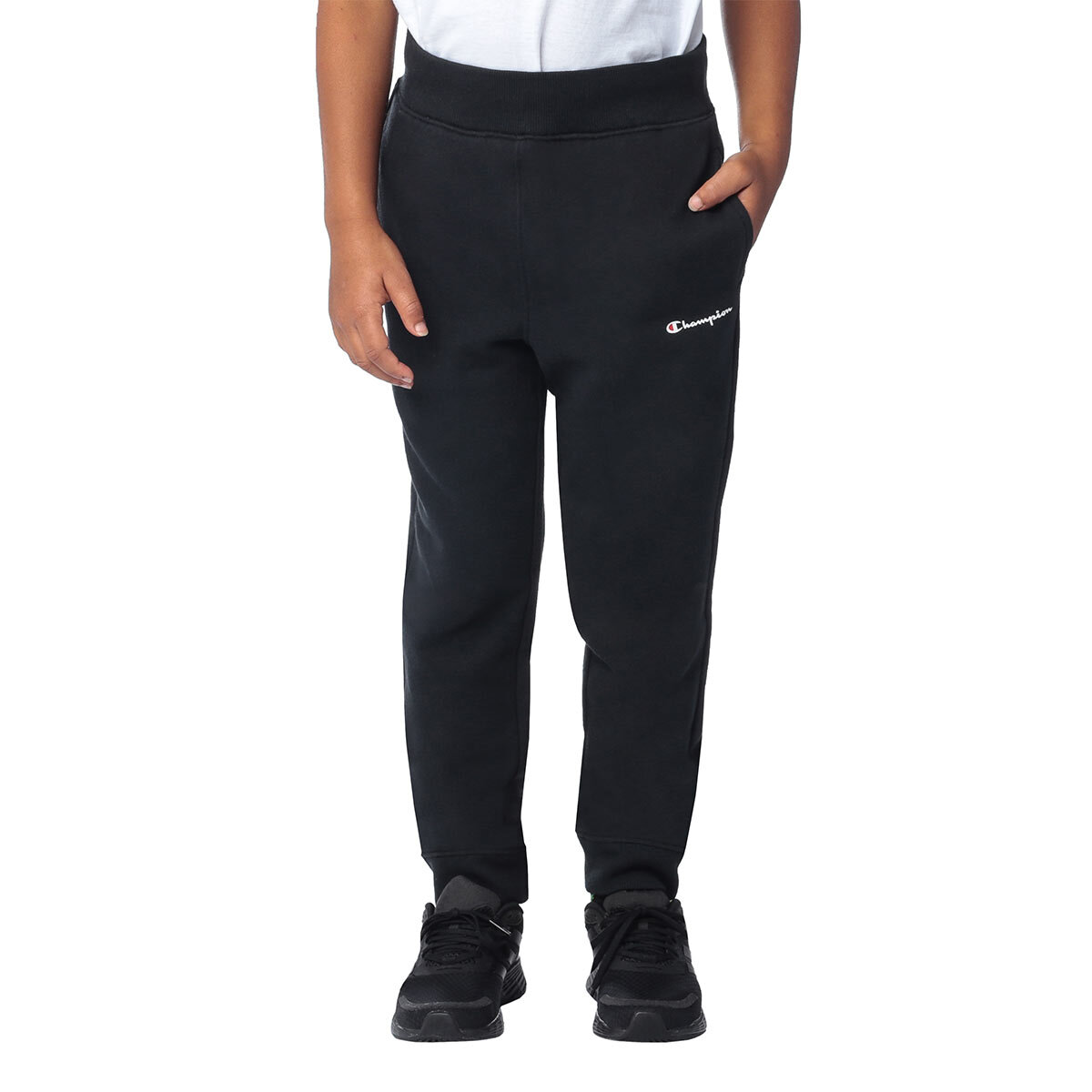 Front lifestyle image of boys joggers