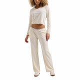 Juicy Couture Ladies 2 Piece Waffle Lounge Set Juicy Couture Ladies 2 Piece Waffle Lounge Set