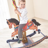 Teamson Kids Merry-Go-Round Rocking Horse (4+ Years)
