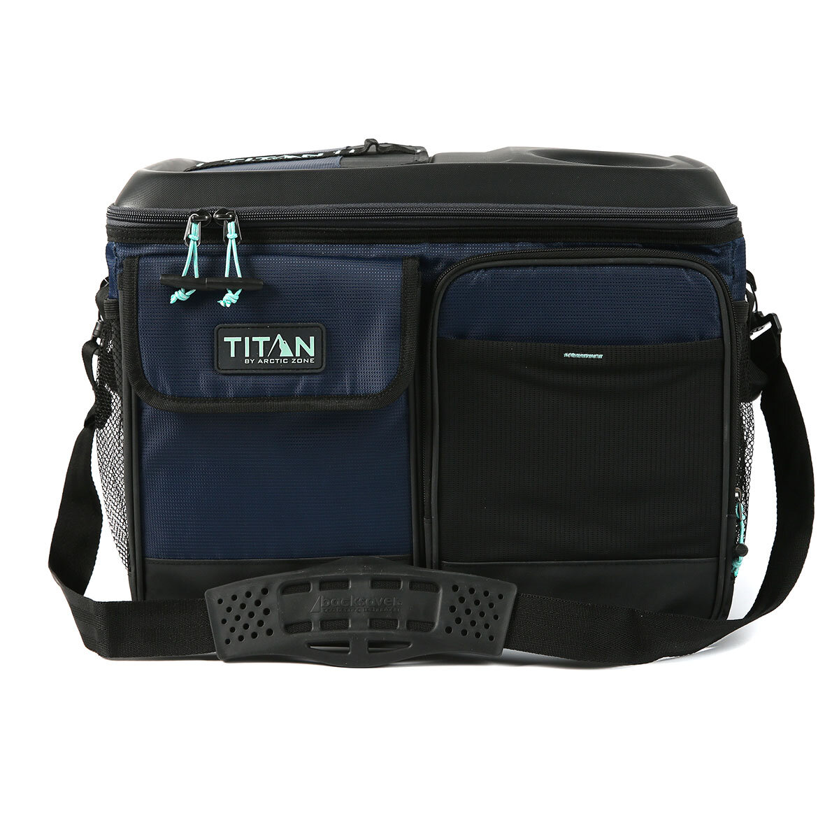 Titan 50 Can Collapsible Cooler with Table Top in Navy
