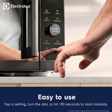 Lifestyle showing easy to use microwave Lifestyle showing easy to use microwave