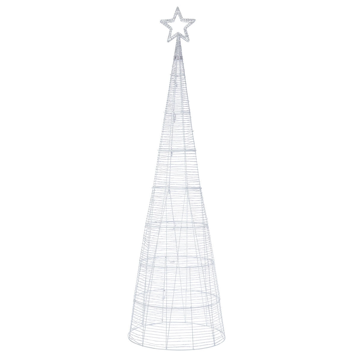 10ft (3m) LED Colour Changing Cone Tree with 2000 LED lights