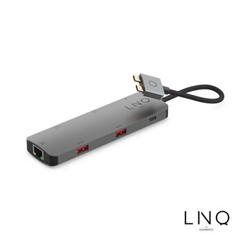 LINQ Pro USB-C 10Gbps Multiport Hub with Dual 4K HDMI and Ethernet for MacBook M1/M2