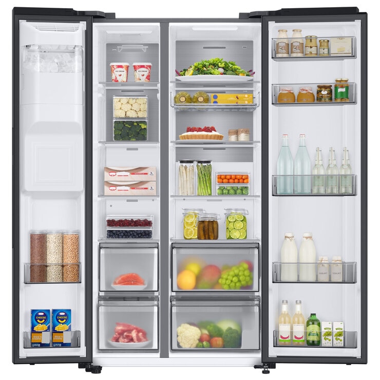 Samsung Series 8 RS68A884CB1/EU Side by Side Fridge Freezer, C Rated in Black