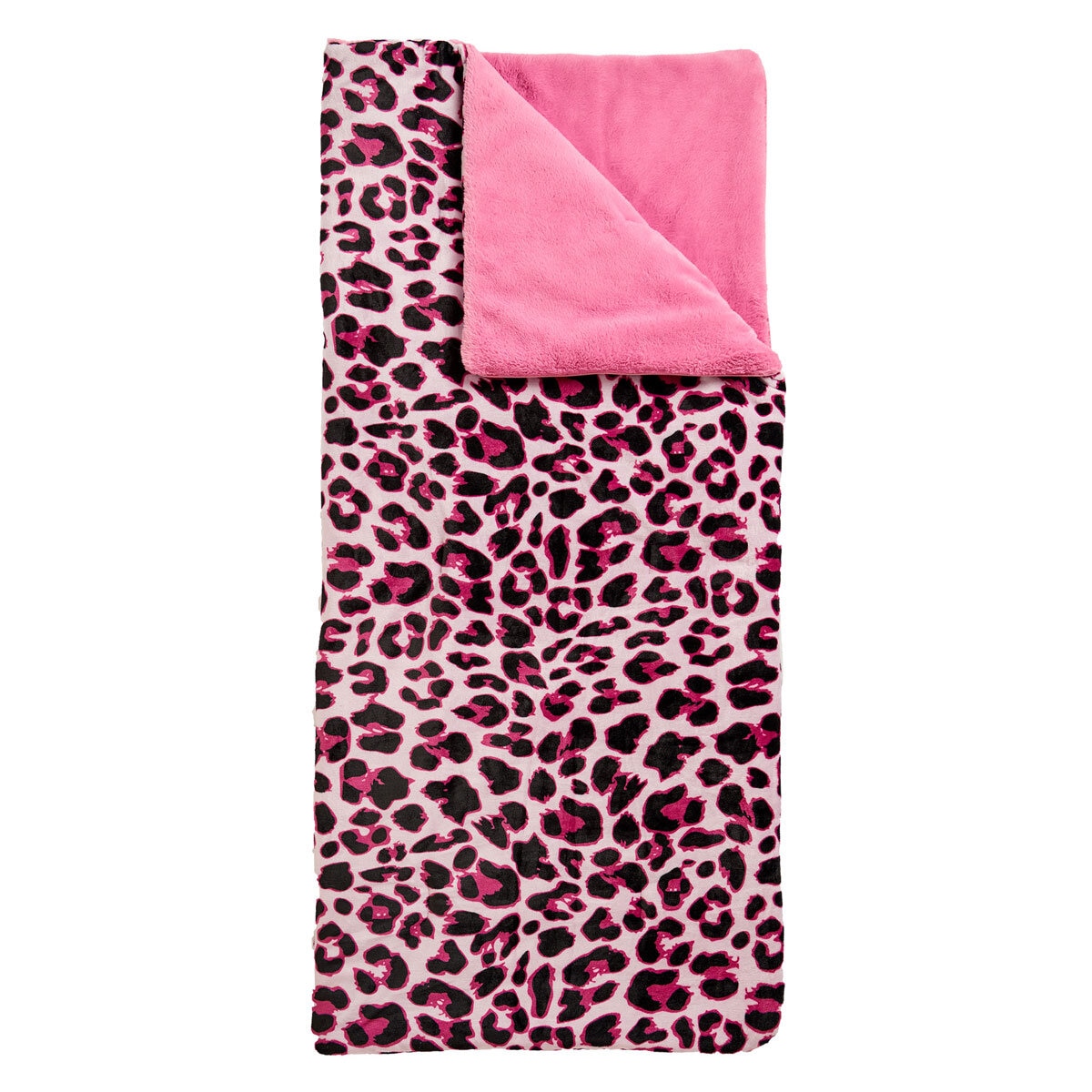 Northwest Cloud Touch Faux Fur Slumber Bag 137 x 142 cm, Cheetah