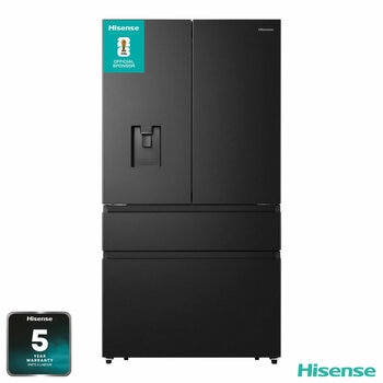 Hisense RF749N4SWFE, Multidoor Fridge Freezer E Rating in Black