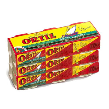 Ortiz Yellowfin Tuna Fillets in Olive Oil, 3 x 3 x 92g