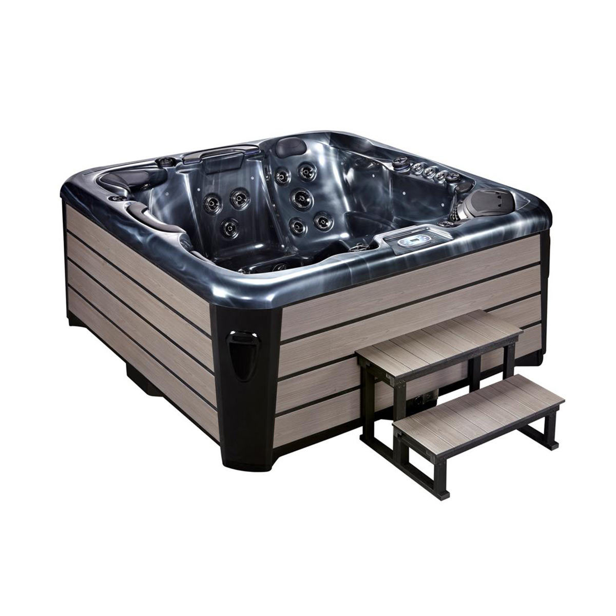 Platinum Spas Rhodes 54 Jet 5 Person Hot Tub Delivered And Installed In Black Costco Uk