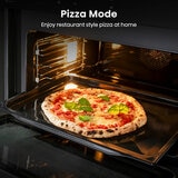Hisense Hi8 BlackLine BIM4AH8UKWF Built In Electric Single Oven with Microwave, in Jet Black