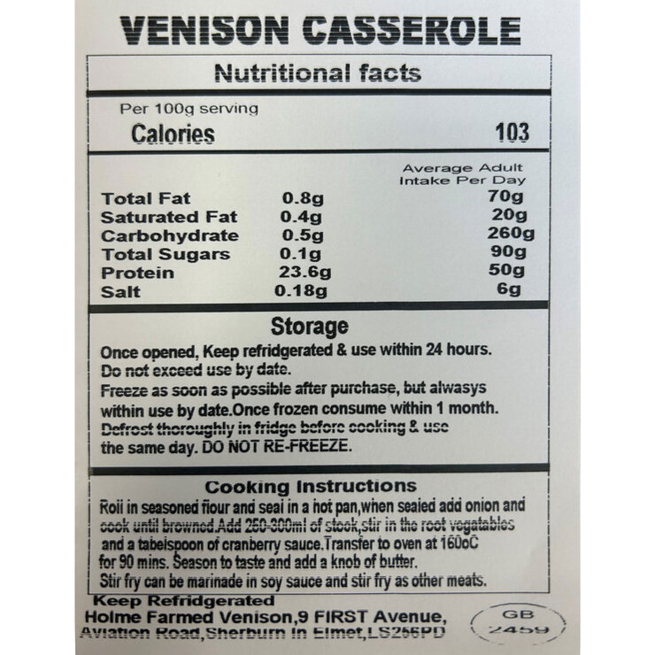 Nutritional Information Nutritional Information