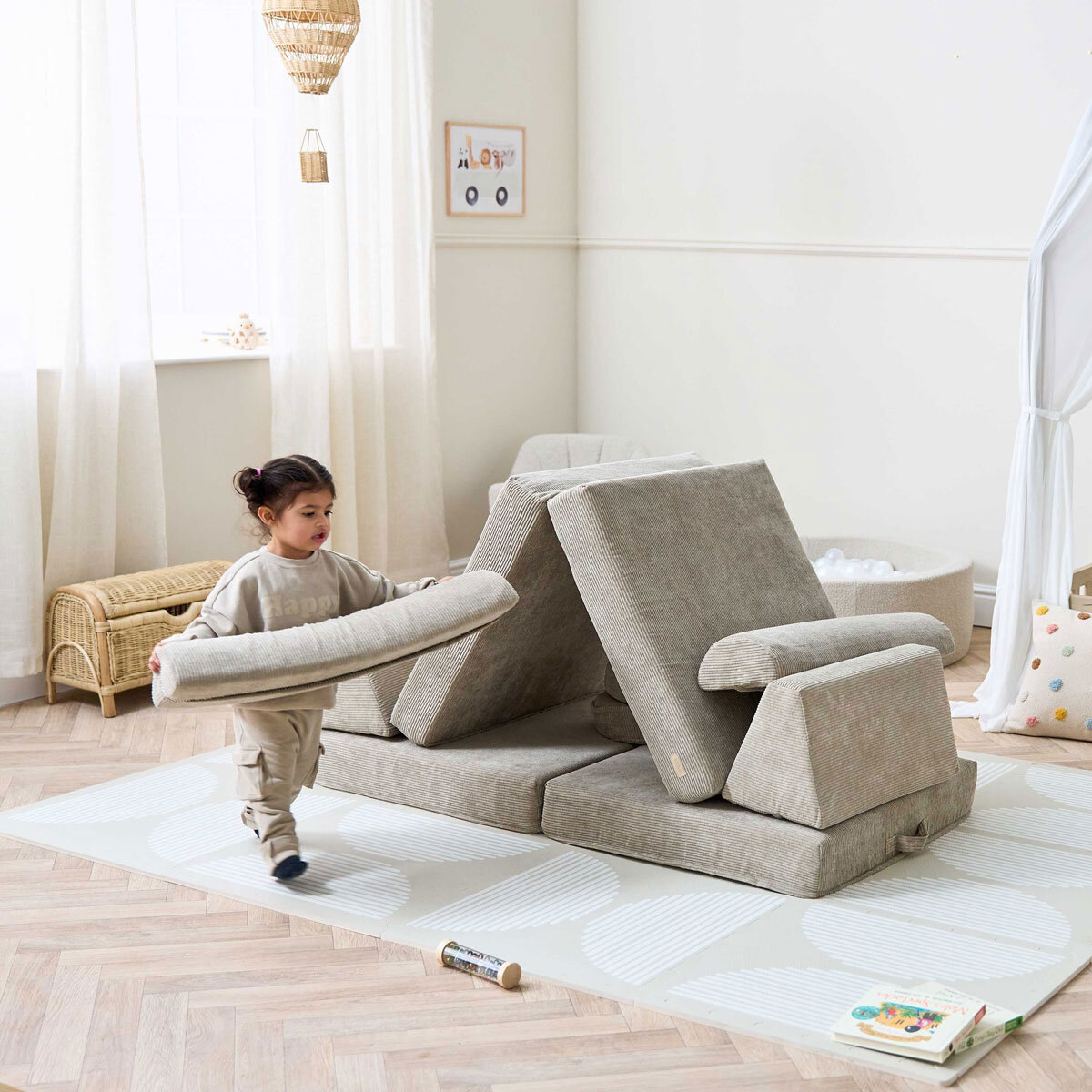 Tutti Bambini Playrama Montessori Play Sofa in Beige