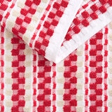 KitchenAid Printed Kitchen Towels Set 8 Pack in Red