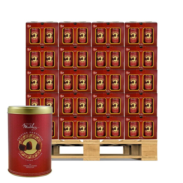 Mathez Cocoa Dusted French Truffles, 2 x 500g Pallet Deal (240 Sell