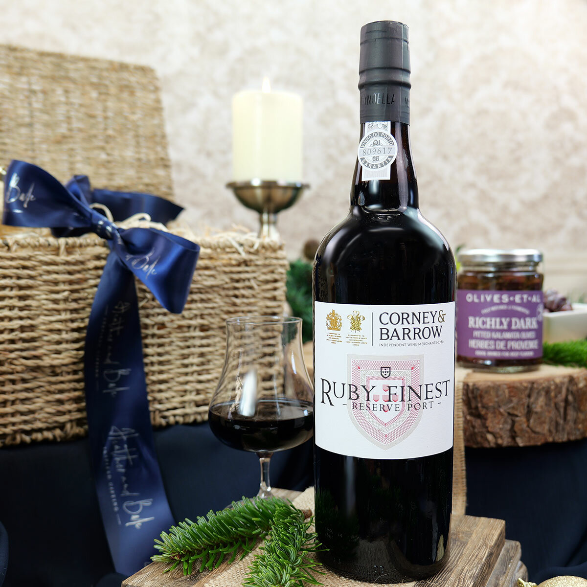 The Ruby Port & Stilton Christmas Hamper