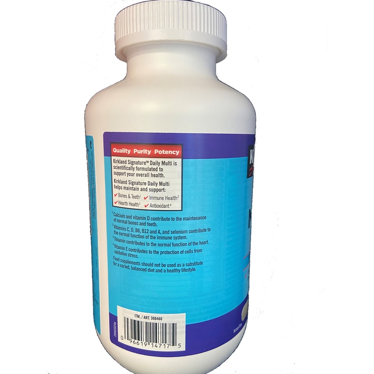 Kirkland Signature Daily Multi Vitamins & Minerals, 500 Tablets Costco UK