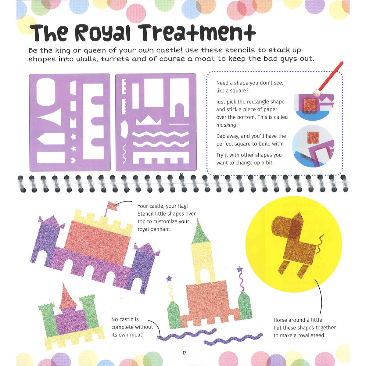 Page spread of Stencil