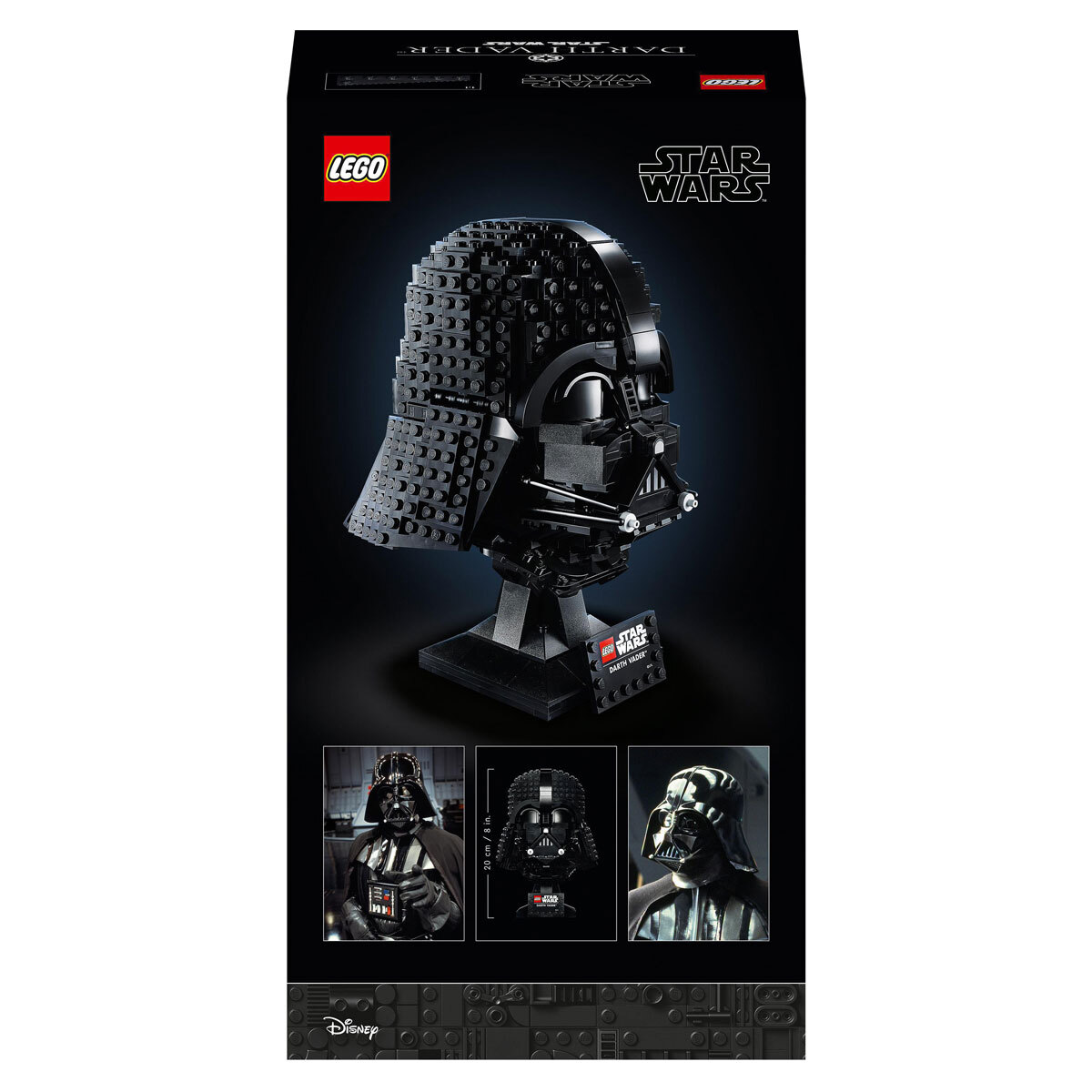 Buy LEGO Darth Vader Helmet Model 75304 Back of Box Image at Costco.co.uk