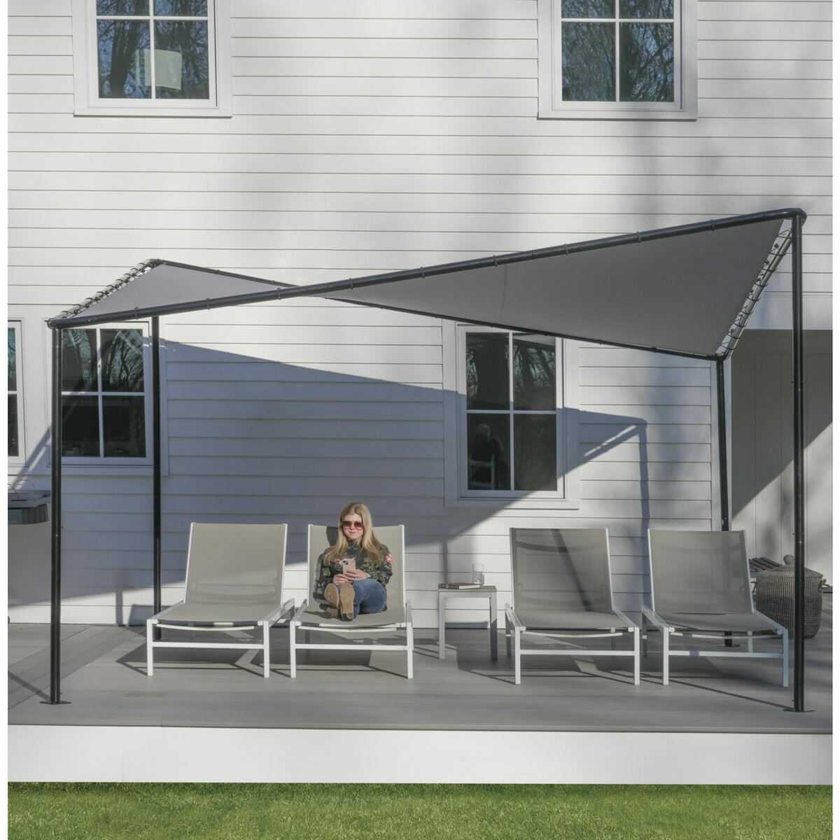 Sojag 12ft x 12ft (3.7 x 3.7m) Del Ray Shade Gazebo