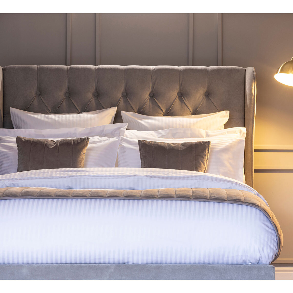 Belledorm 540 Thread Count Cotton 3 Piece Bed Set, in 4 colours