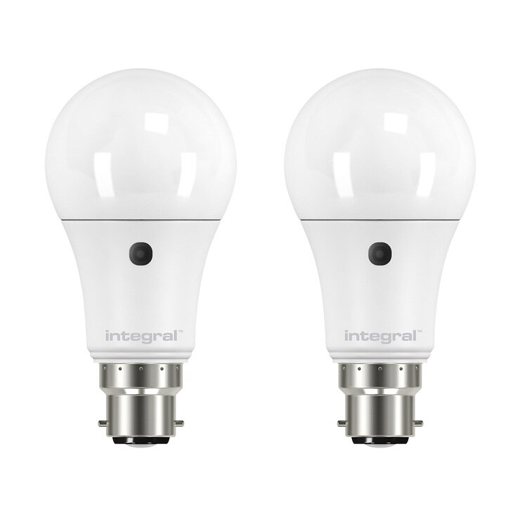 Integral LED 8.5W AutoSensor Classic Globe GLS Bulb (2 Pack) Costco UK