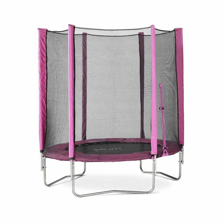 Studio image of the Plum 1.8m Pink Springsafe Trampoline