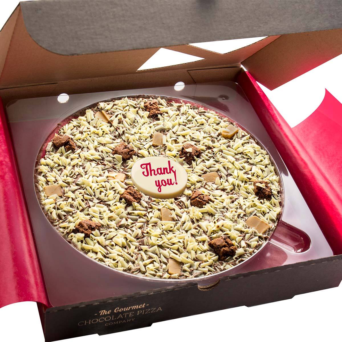 The Gourmet Chocolate Pizza Company - Personalised Crunchy Munchy Pizza, 10 Inches