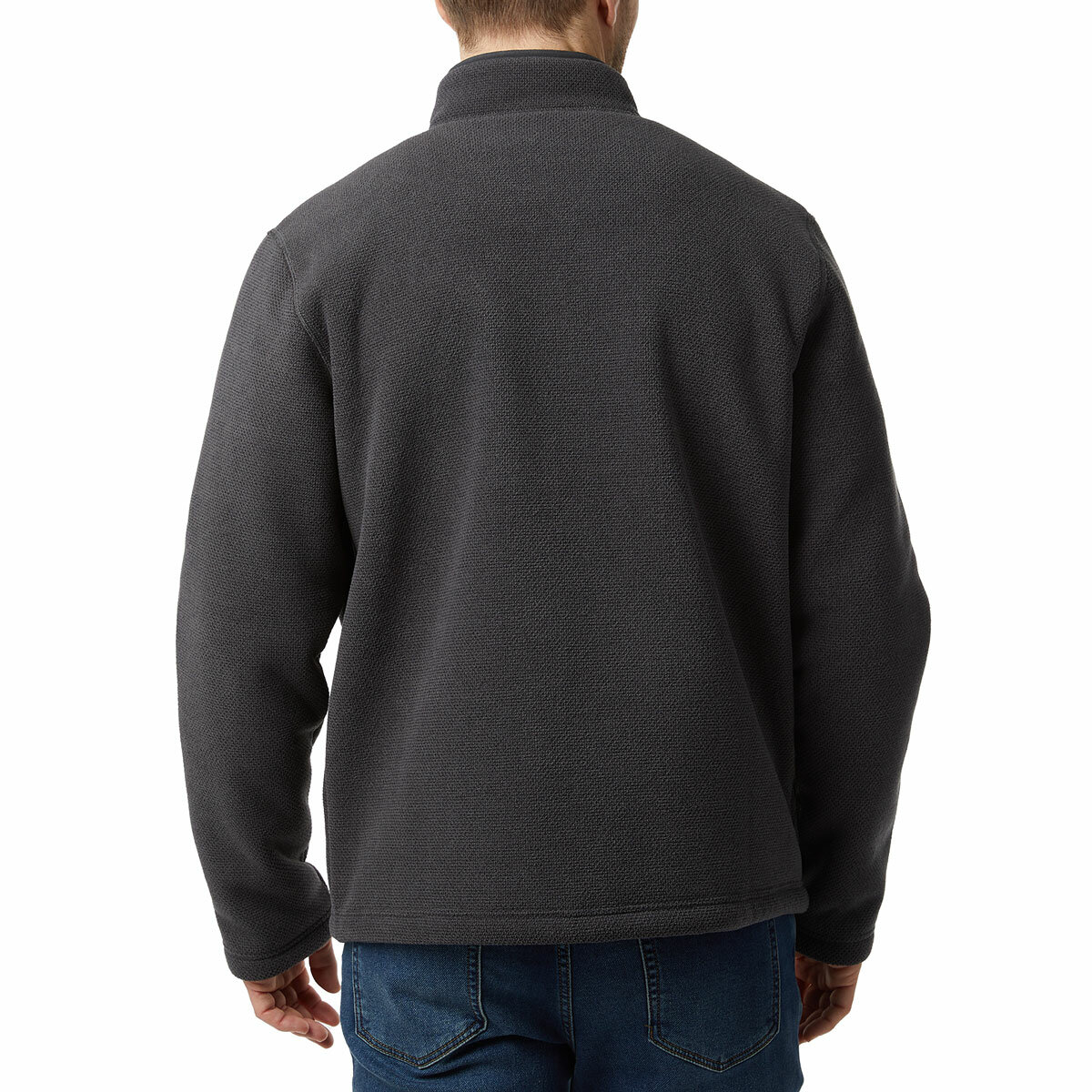32 Degrees Men's Weekend Sherpa Fleece in Charcoal