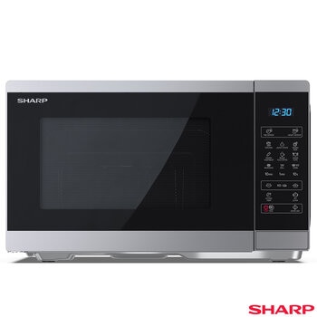 Sharp 25 Litre 900W Digital Microwave with 1000W Grill, YC-MG252AU-S