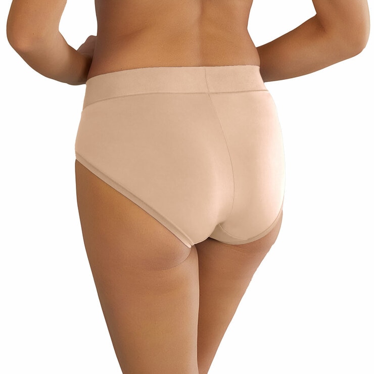 Carole Hochman Women's Seamless Brief 5 Pack in White, Extra Large