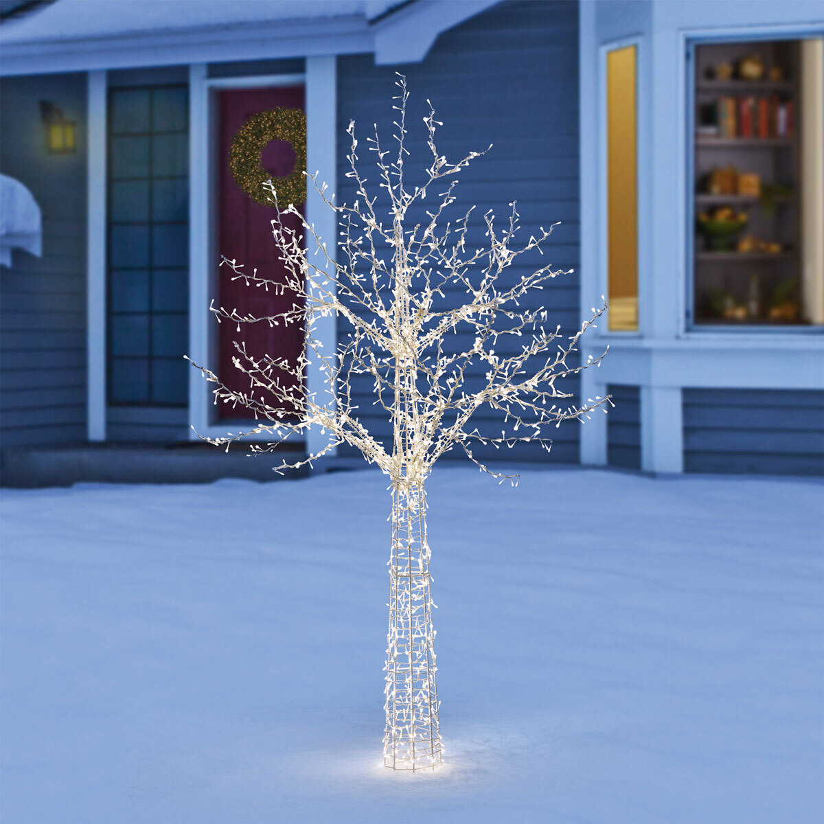7ft (2.1 m) Twinkle Christmas Tree Of Lights With 1,600 ...