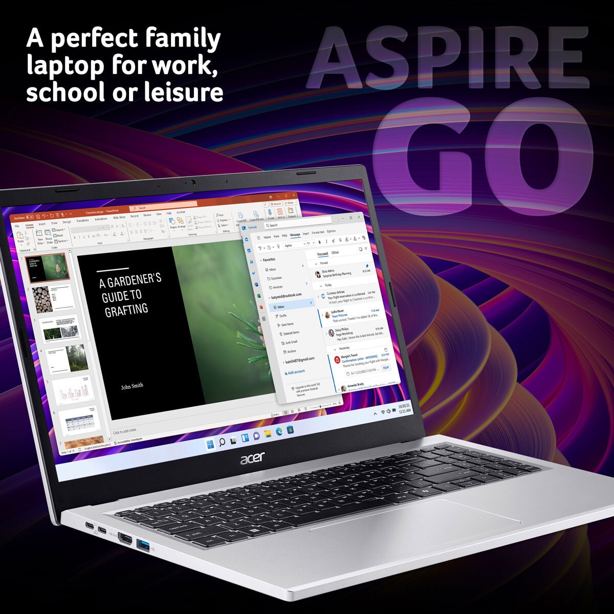 Acer Aspire Go 15, Intel Core i7, 16GB RAM, 512GB SSD, 15.6 Inch Laptop, NX.J4GEK.00M