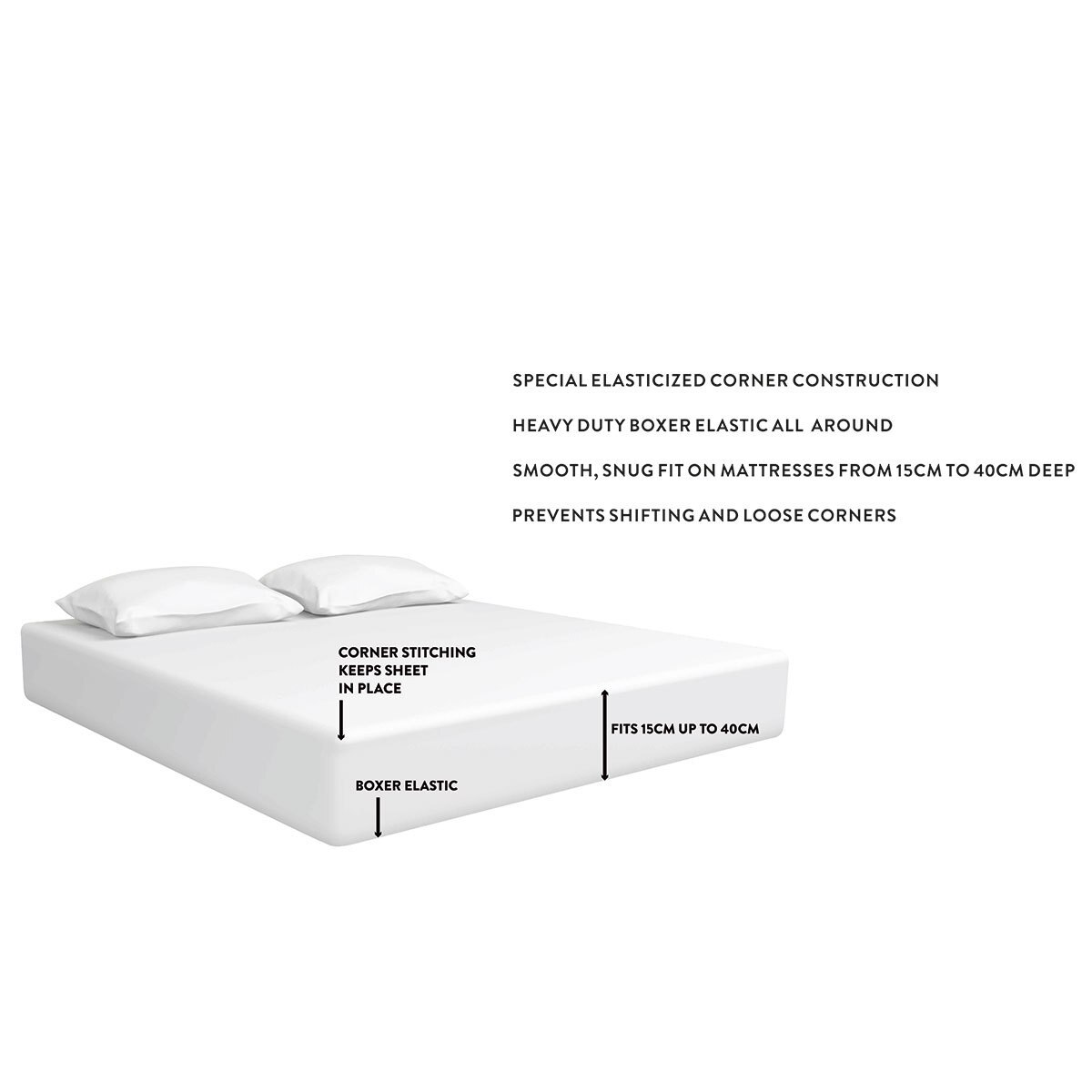 Boutique Living 800 Thread Count 6 Piece Super King Bed Set, in 2 Colours Costco UK