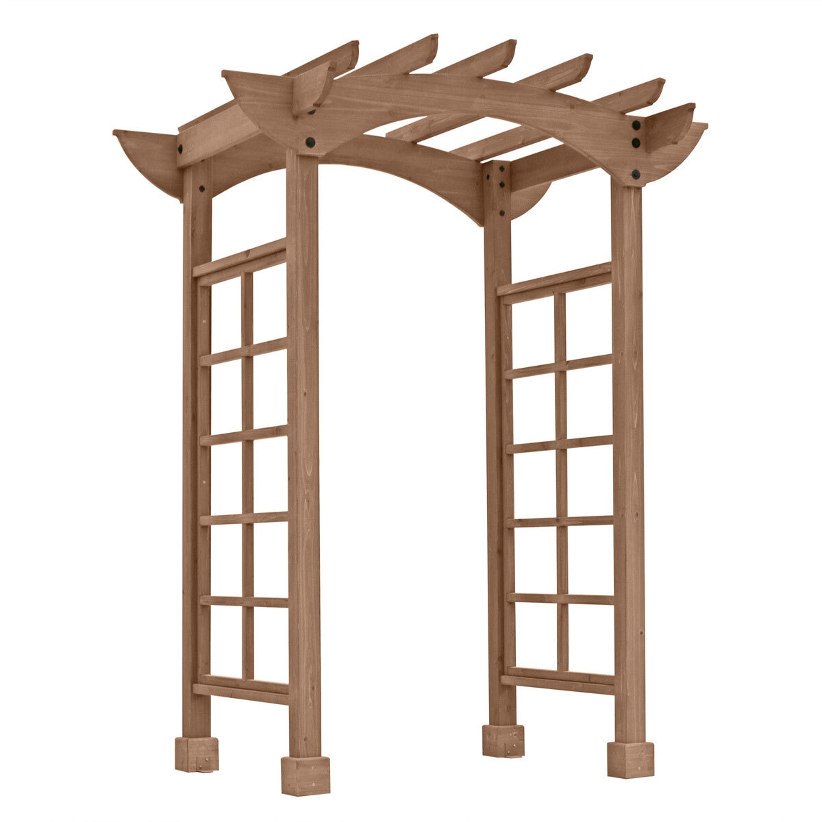 Yardistry 2.29m (7ft 6") Backyard Cedar Arbour Costco UK