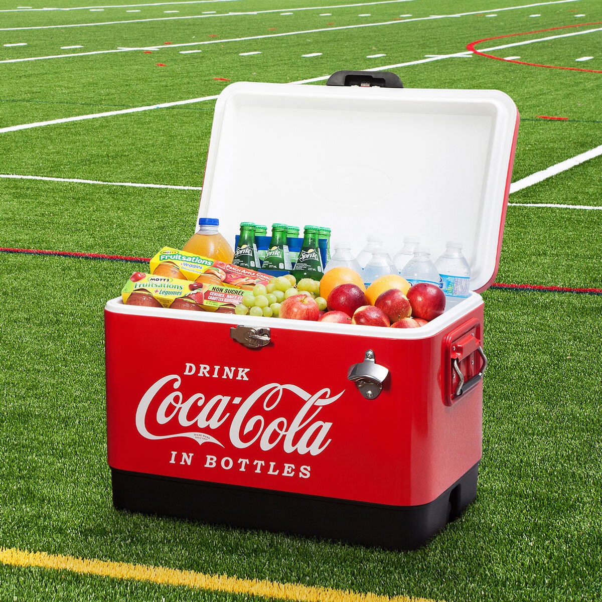 Coca-Cola Ice Chest Cooler with Bottle Opener