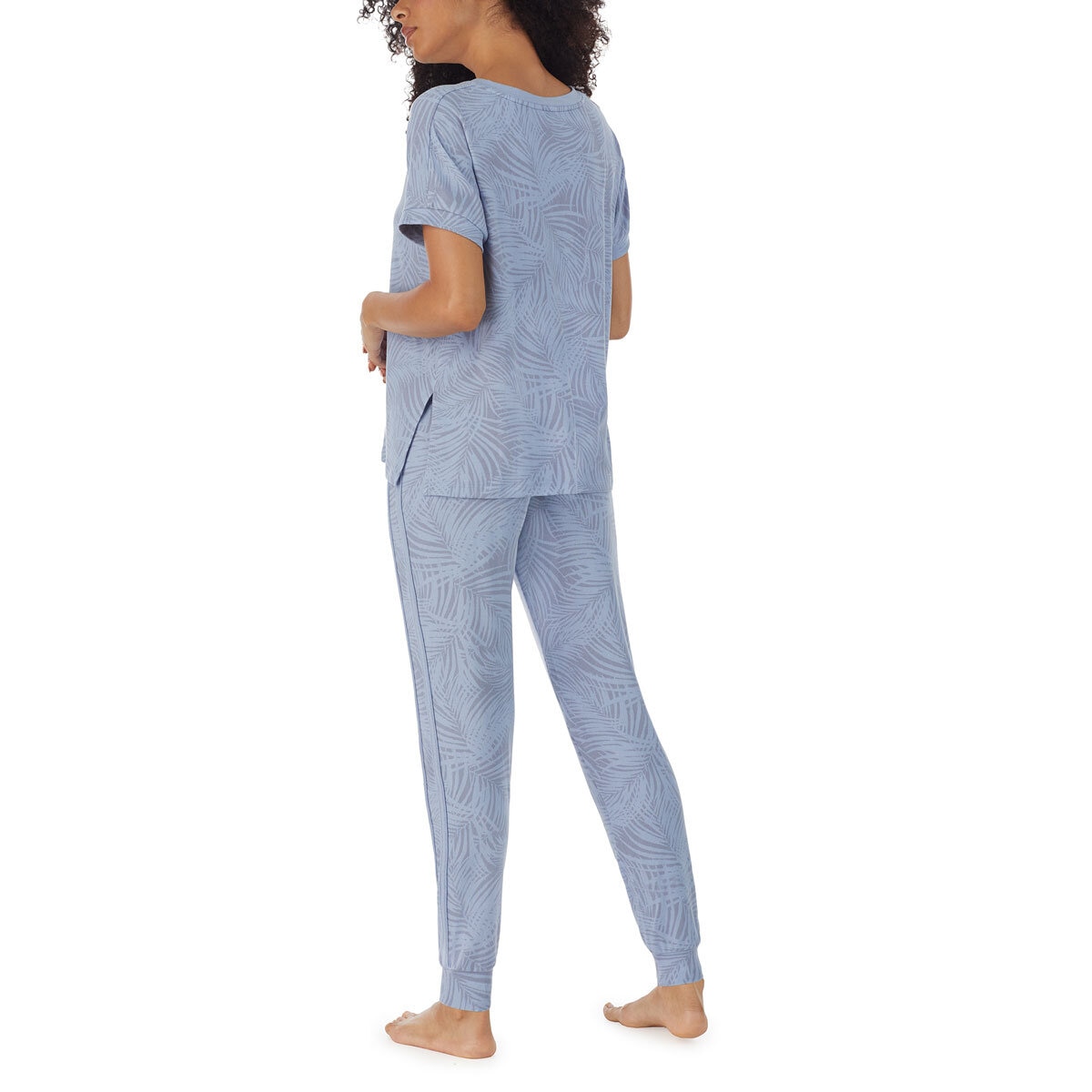 Carole Hochman Midnight 2 Piece Lounge Set in Palm Tree B