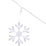 Snowflake on white background image