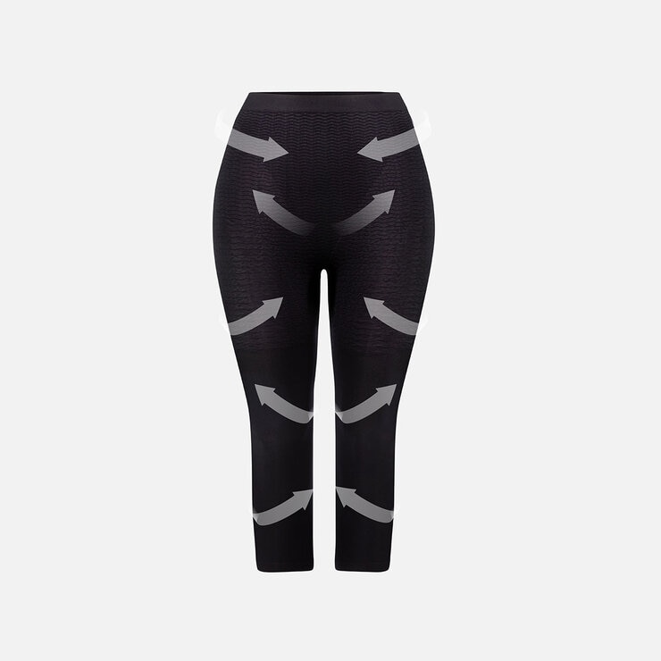 EvenLina capri micro-massage compression leggings EvenLina capri micro-massage compression leggings